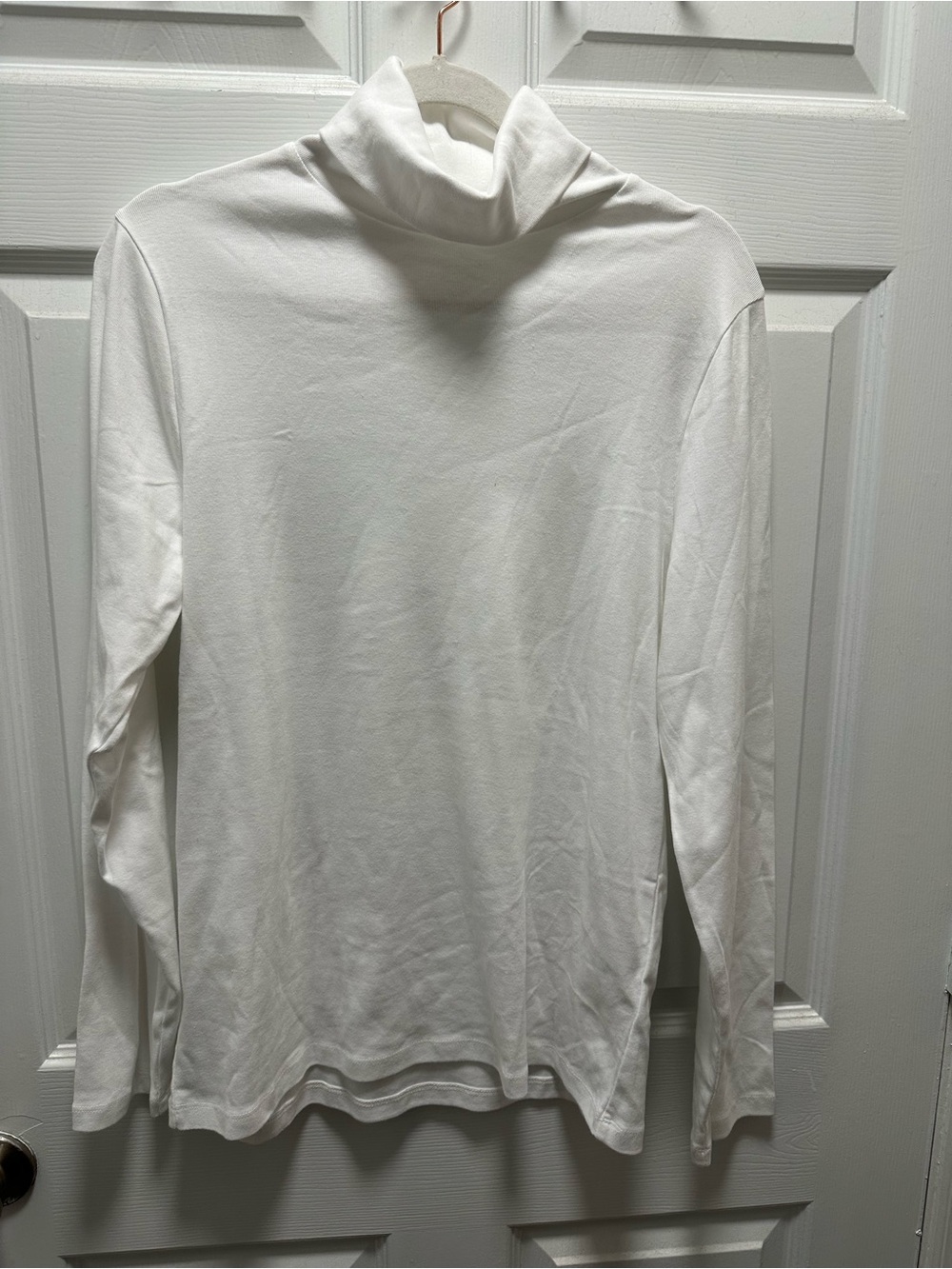 J. Crew White Turtleneck XXL NWT